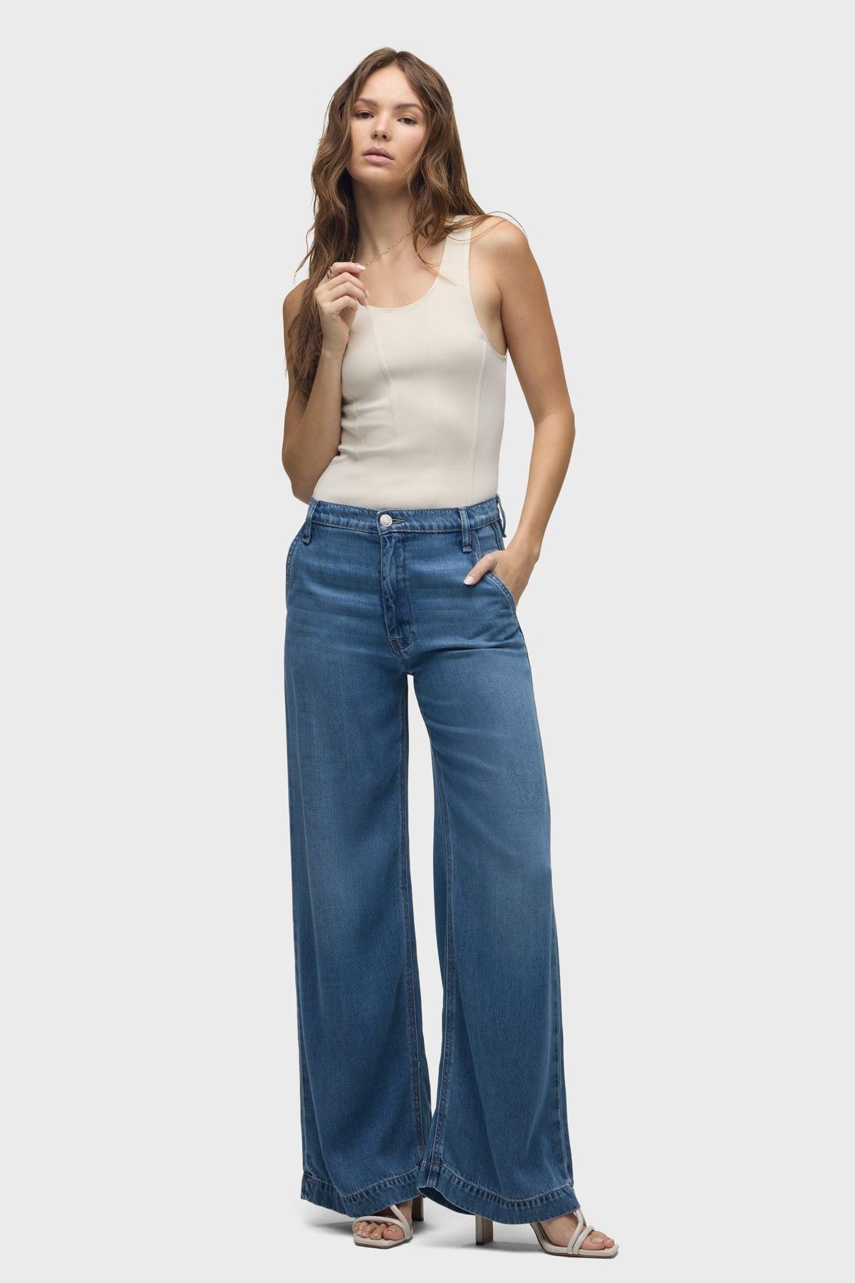 Jodie Loose Fit Wide Leg Trouser Jean Female Product Image
