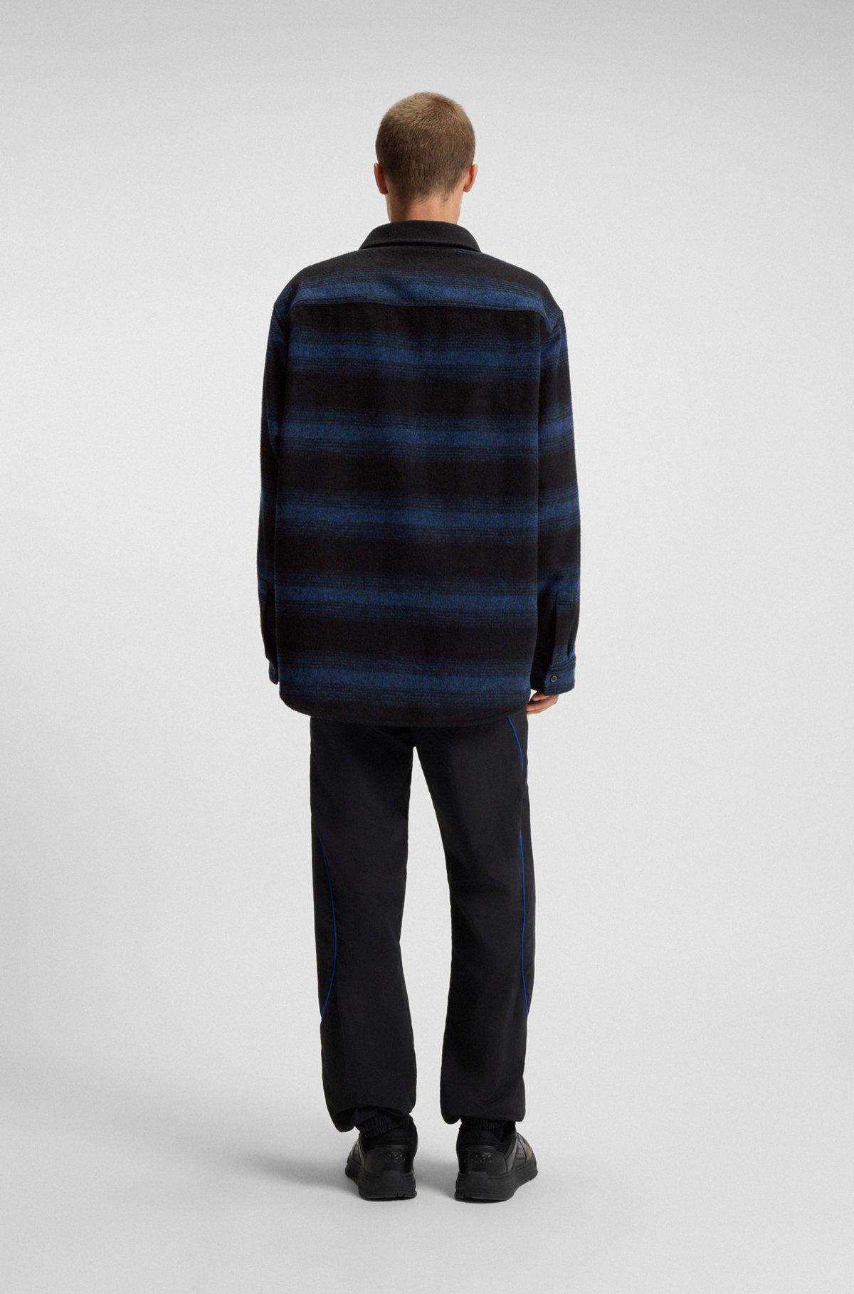 Oversize-fit shirt with shadow stripe Product Image