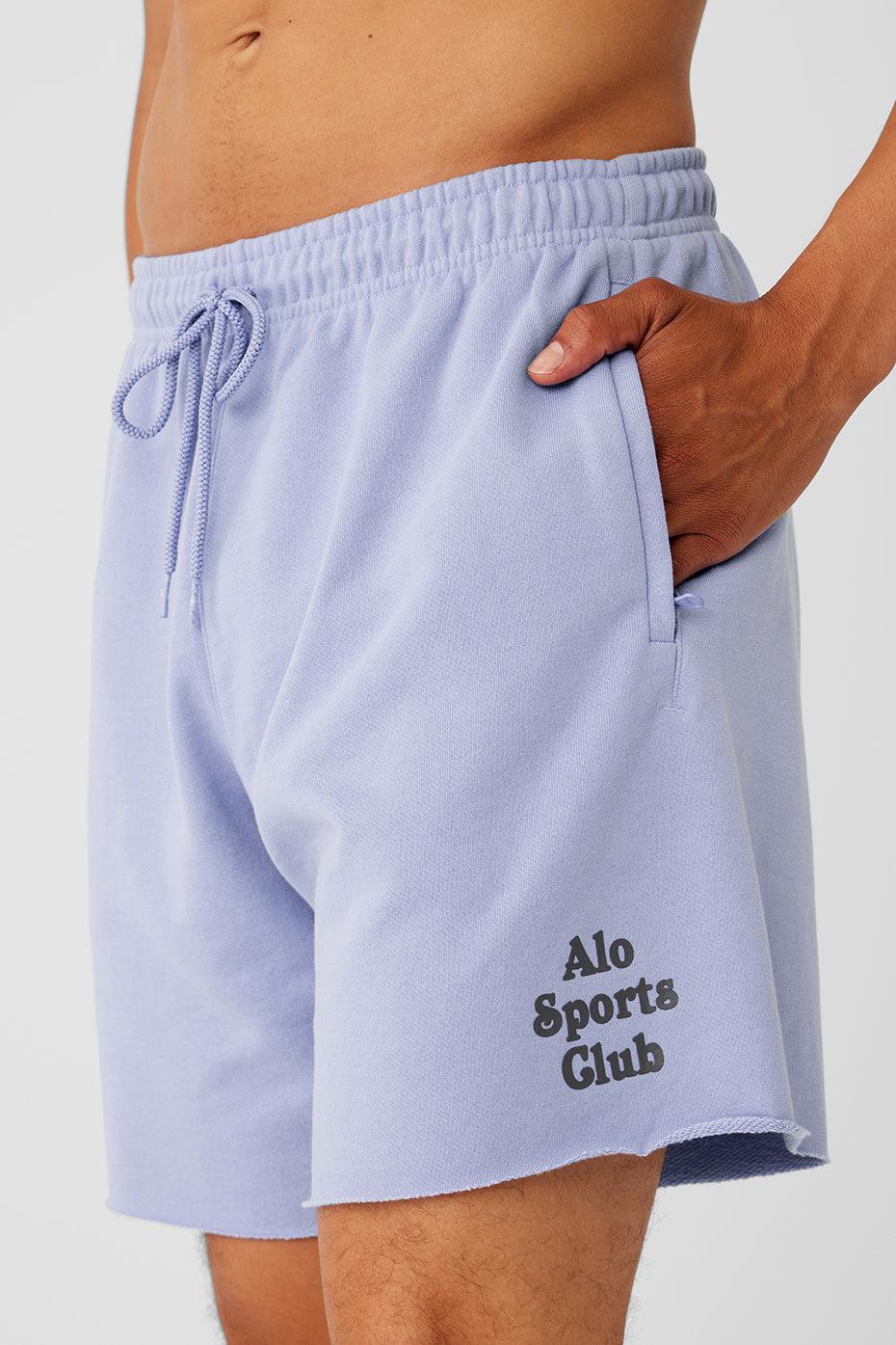 Sports Club Palms Chill Short - Icy Purple/Dark Grey Male Product Image