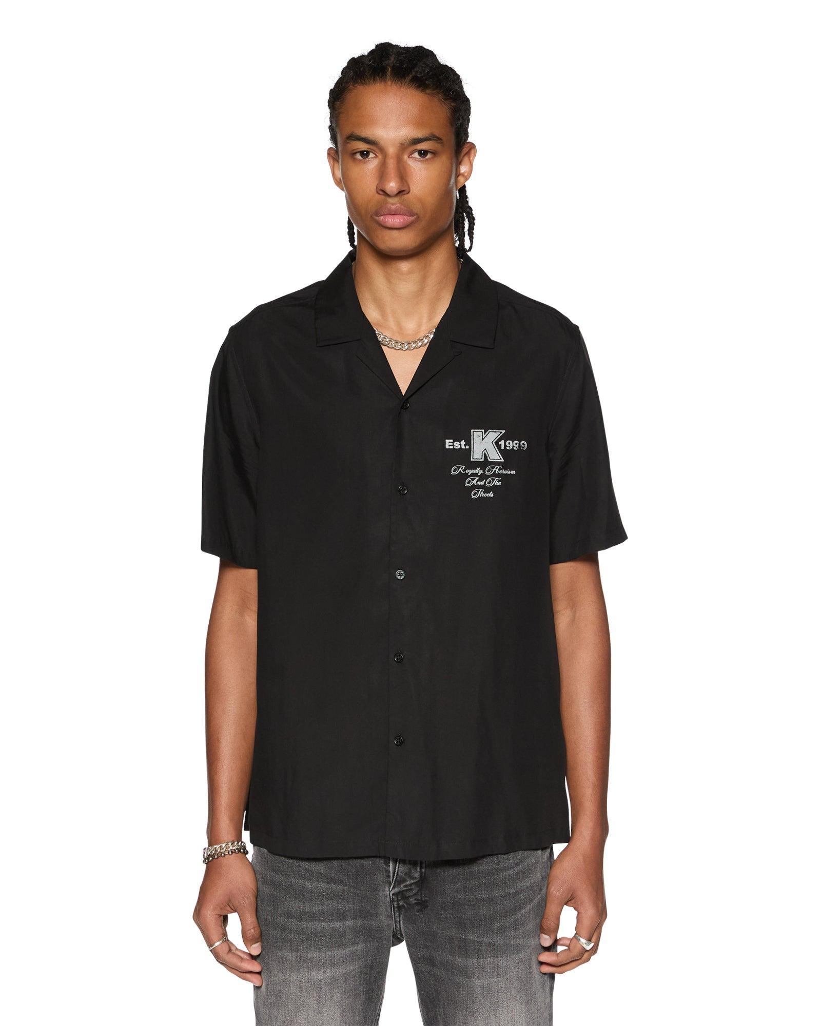 LOCK UP RESORT SS SHIRT BLACK Male Product Image