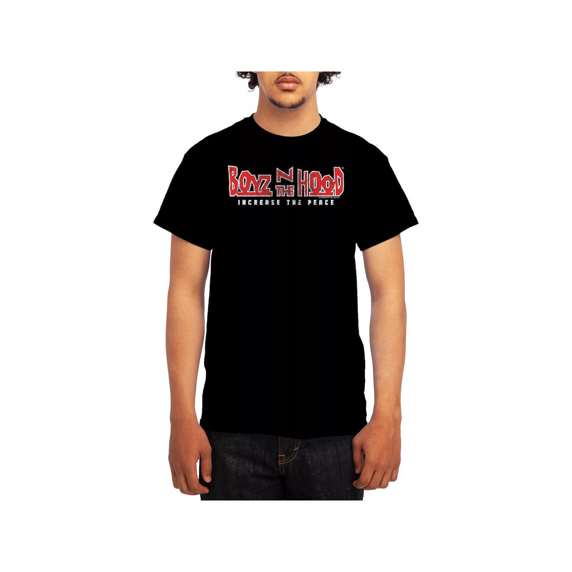 Men's Boyz N' The Hood Increase the Peace Logo Tee, Size: Medium, Black Product Image
