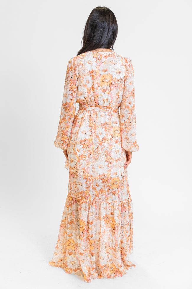 Know Me So Well Multi Floral Printed Long Sleeve Maxi Dress FINAL SALE Product Image