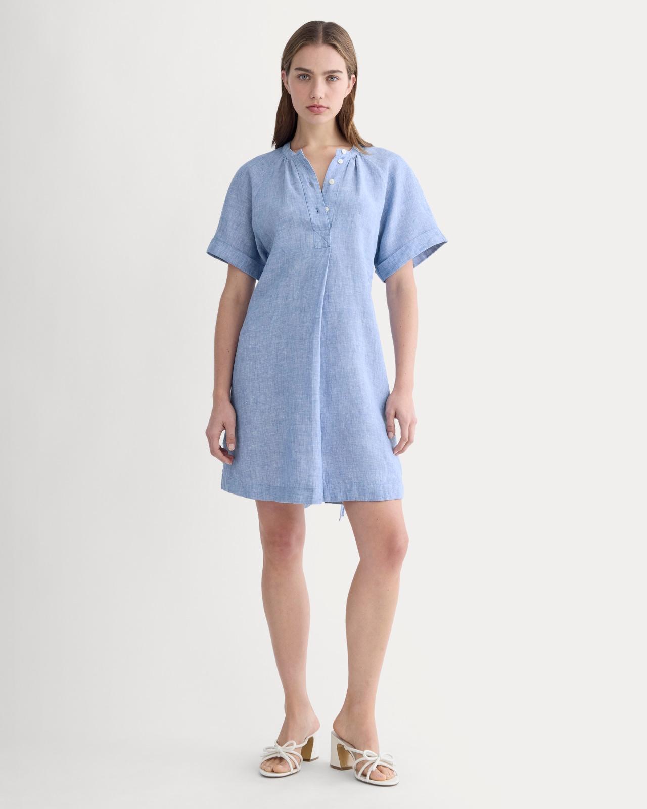 Womens Popover Dress in Linen by Everlane Product Image