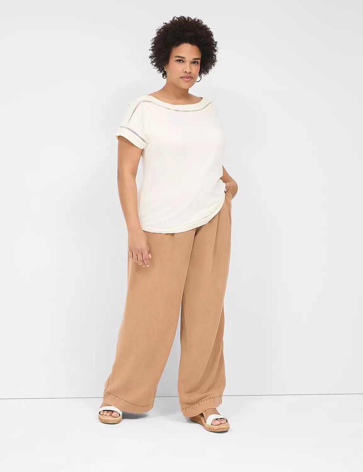 Wide Leg Trouser Fluid Jean Product Image