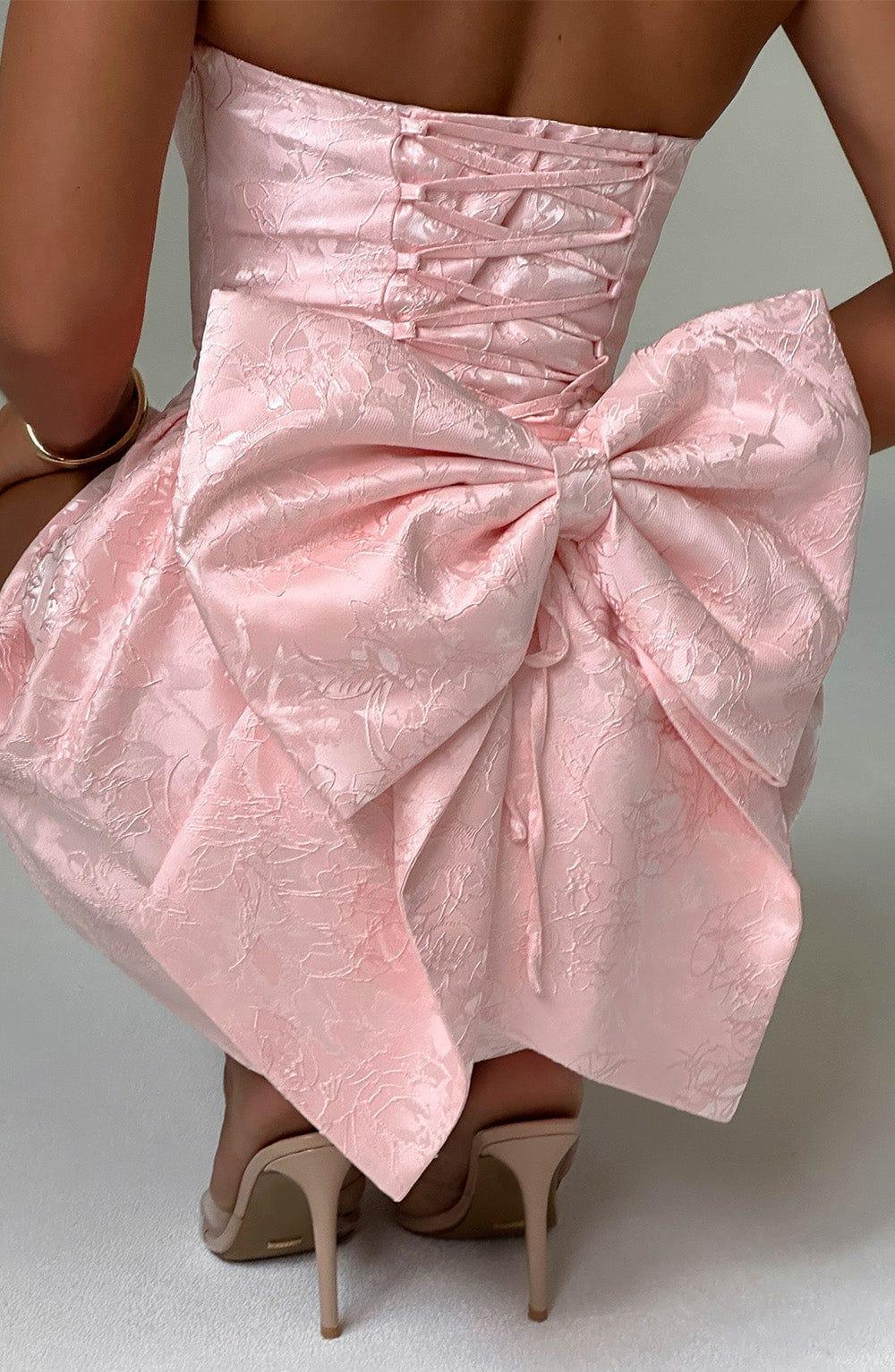 Elenora Mini Dress - Blush Product Image