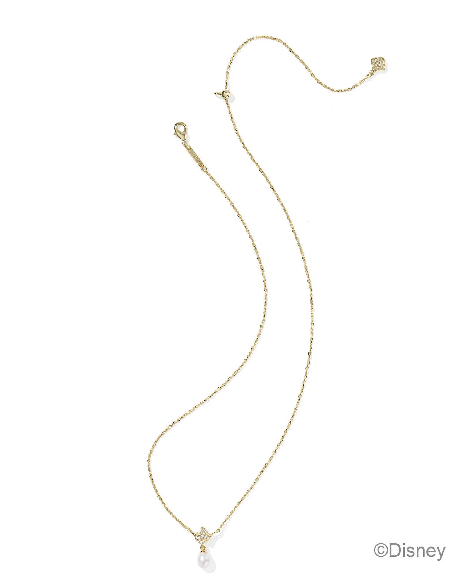 Disney | Kendra Scott Princess Crown Gold Short Pendant Necklace Product Image
