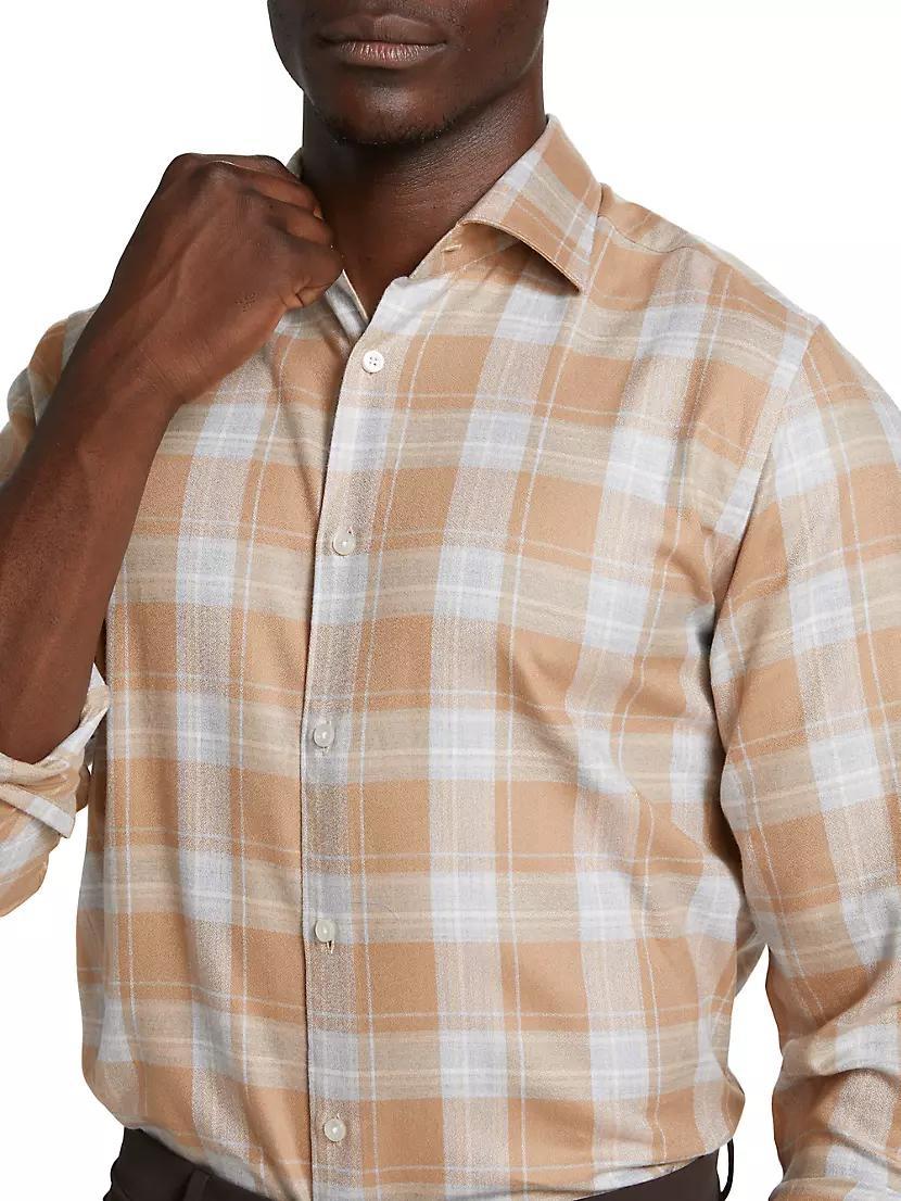 COLLECTION Flannel Plaid Shirt Product Image