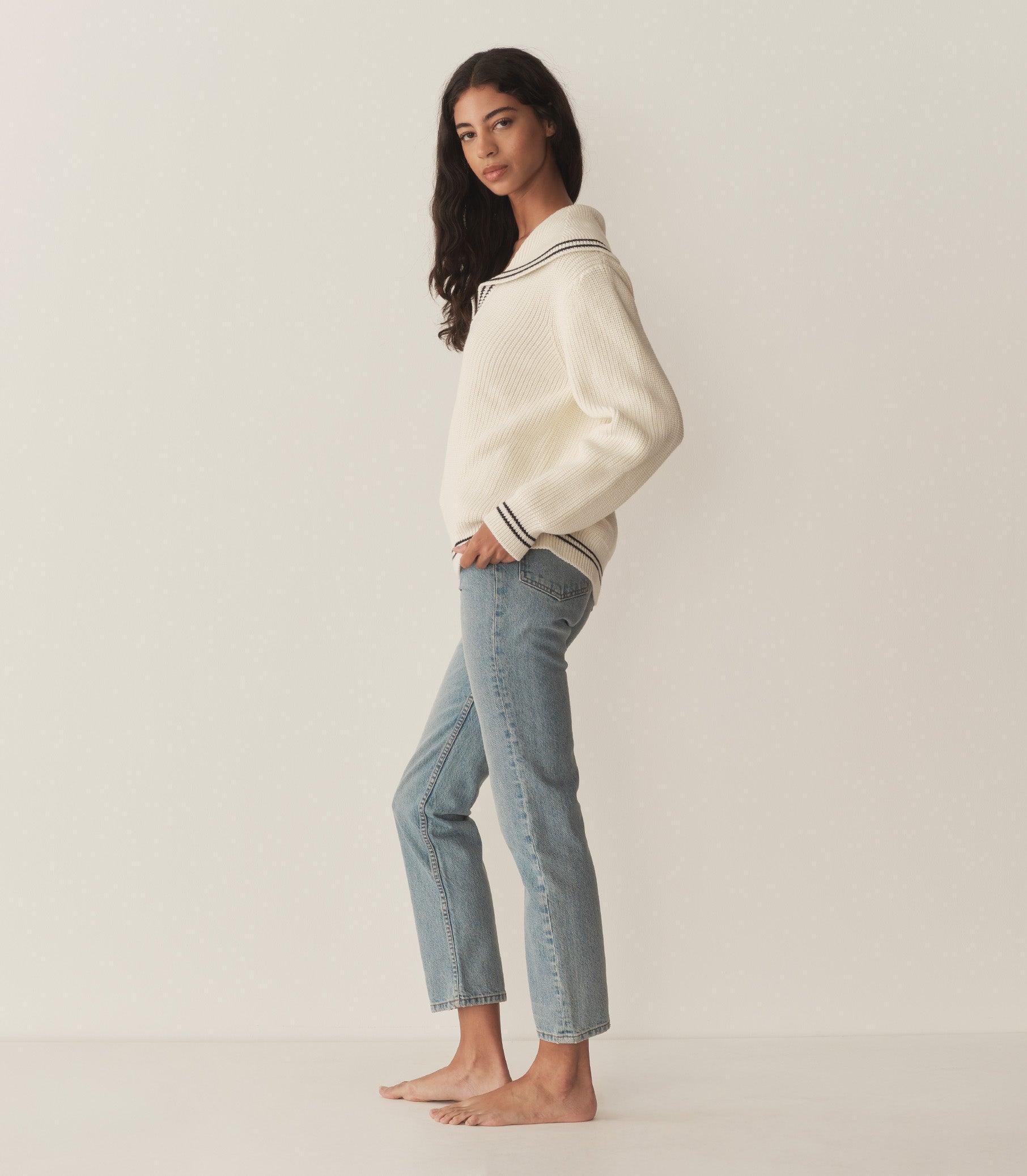 VOYAGE SWEATER -- IVORY Product Image
