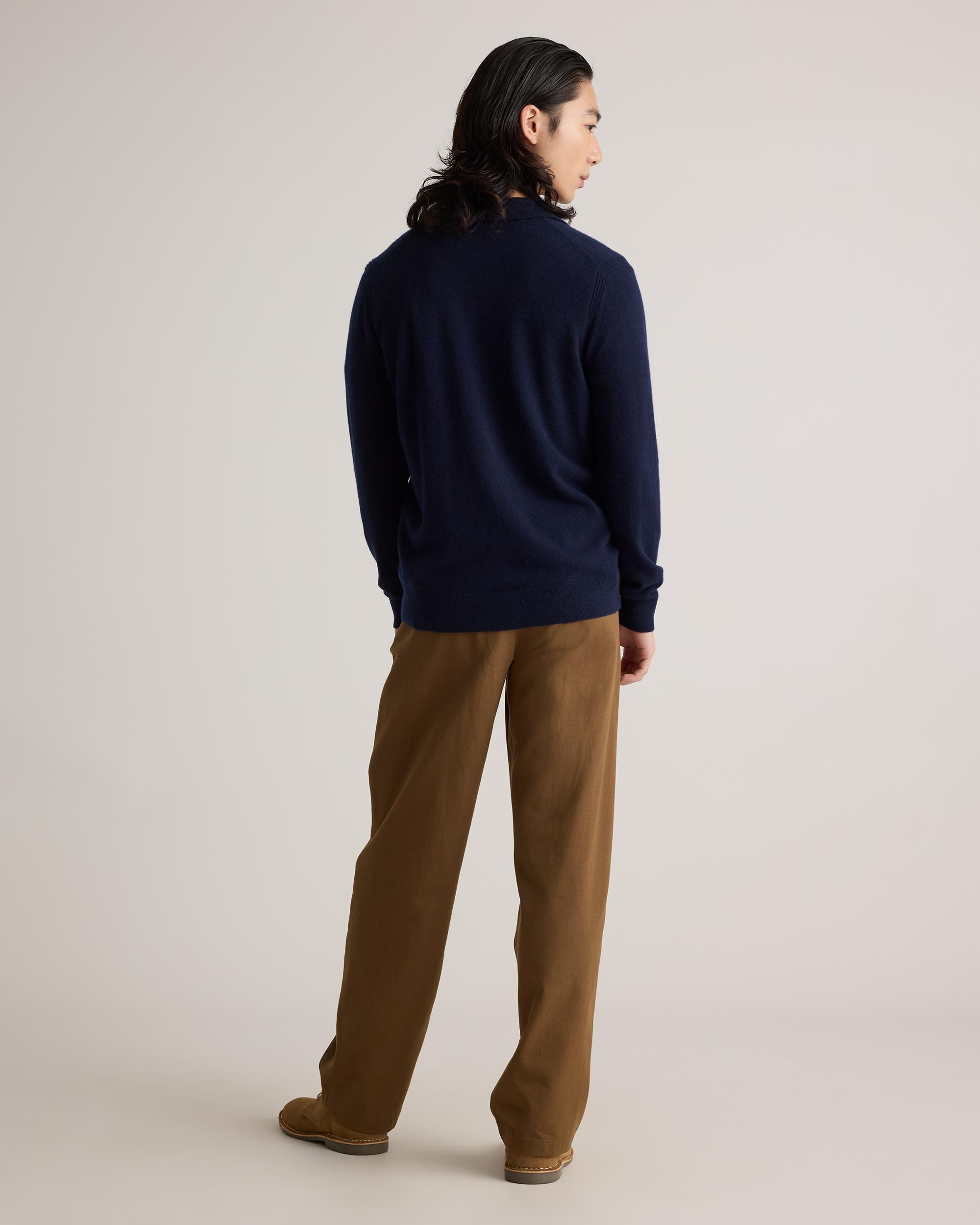Quince | Men's Mongolian Cashmere Button Down Sweater Size XL Product Image