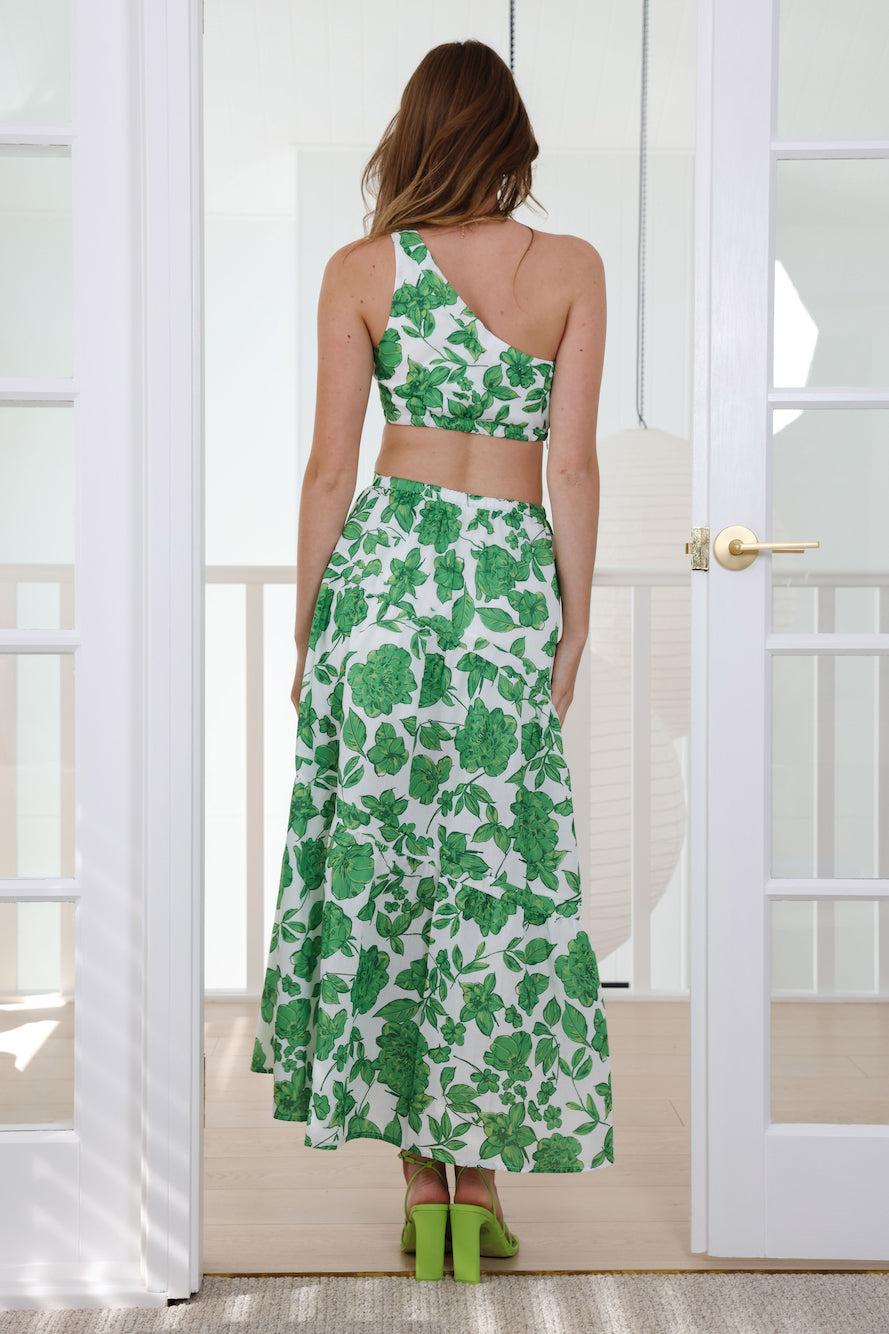 Pop Pop Midi Dress Green Product Image