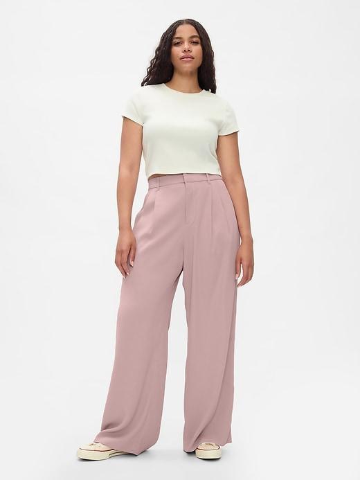 365 High Rise Pleated Trousers Product Image