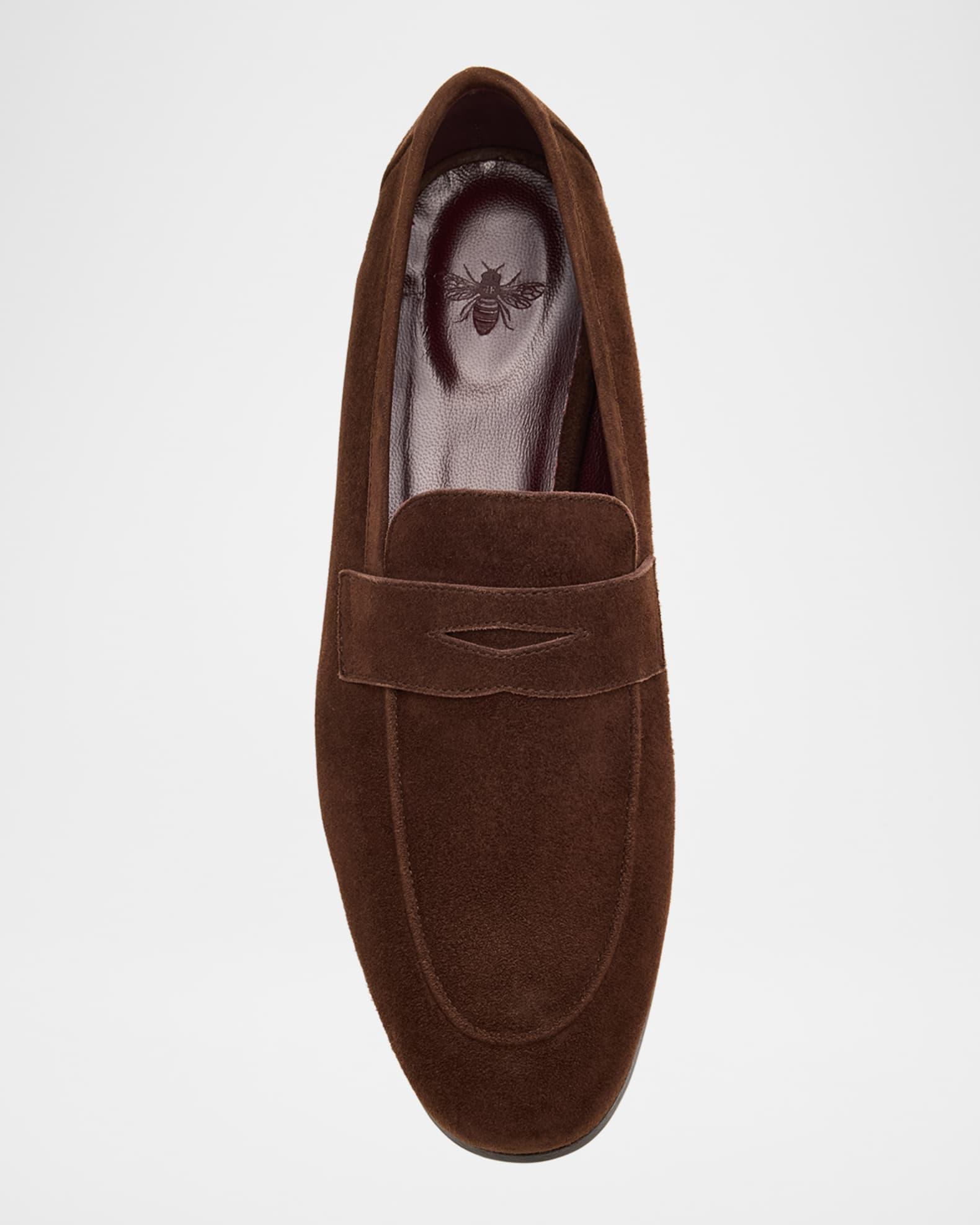 Suede Penny Loafers Product Image