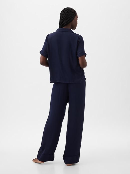 Satin PJ Shirt Product Image