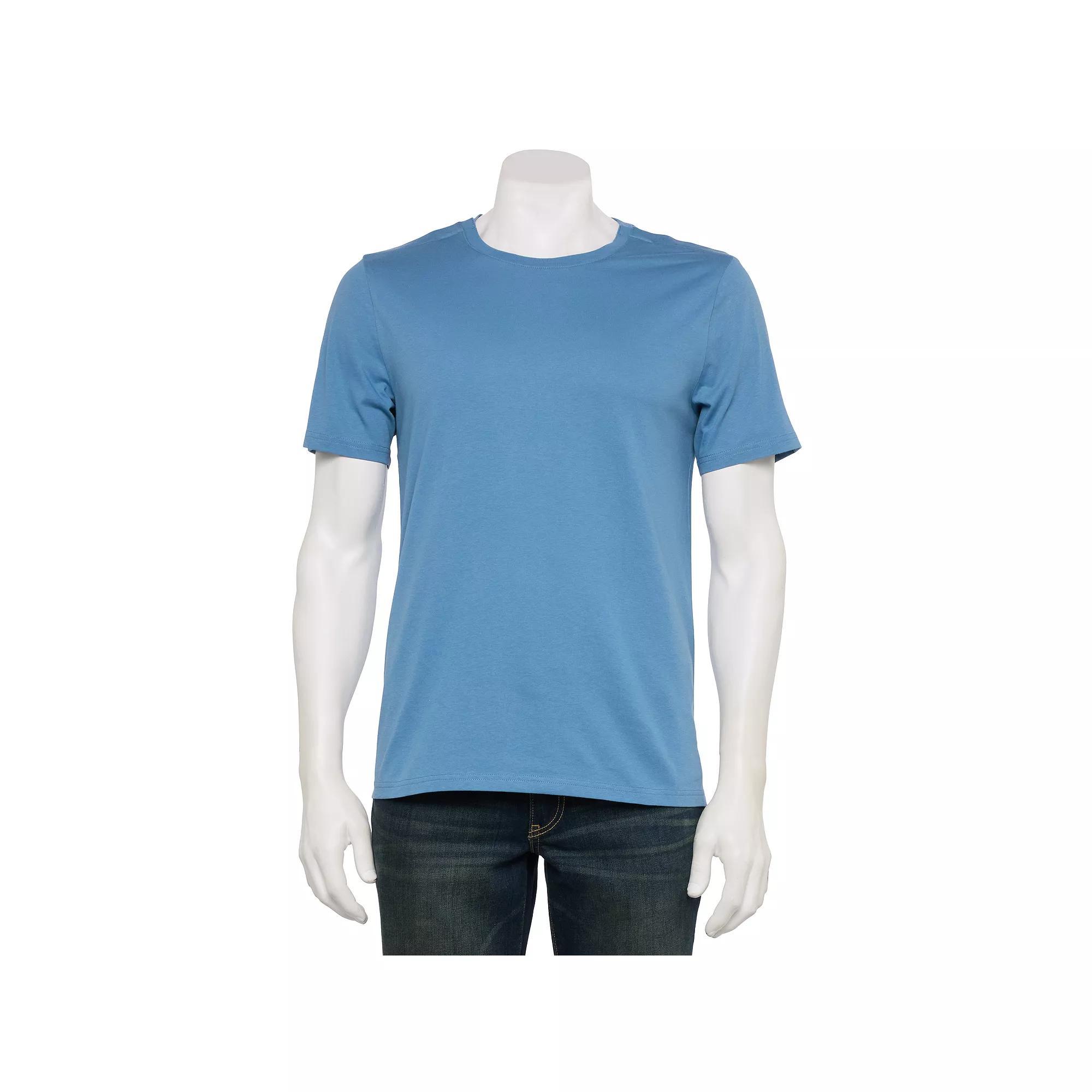 Men's Adaptive Sonoma Goods For Life® Easy Dressing Crew Tee, Size: XS, Dark Product Image