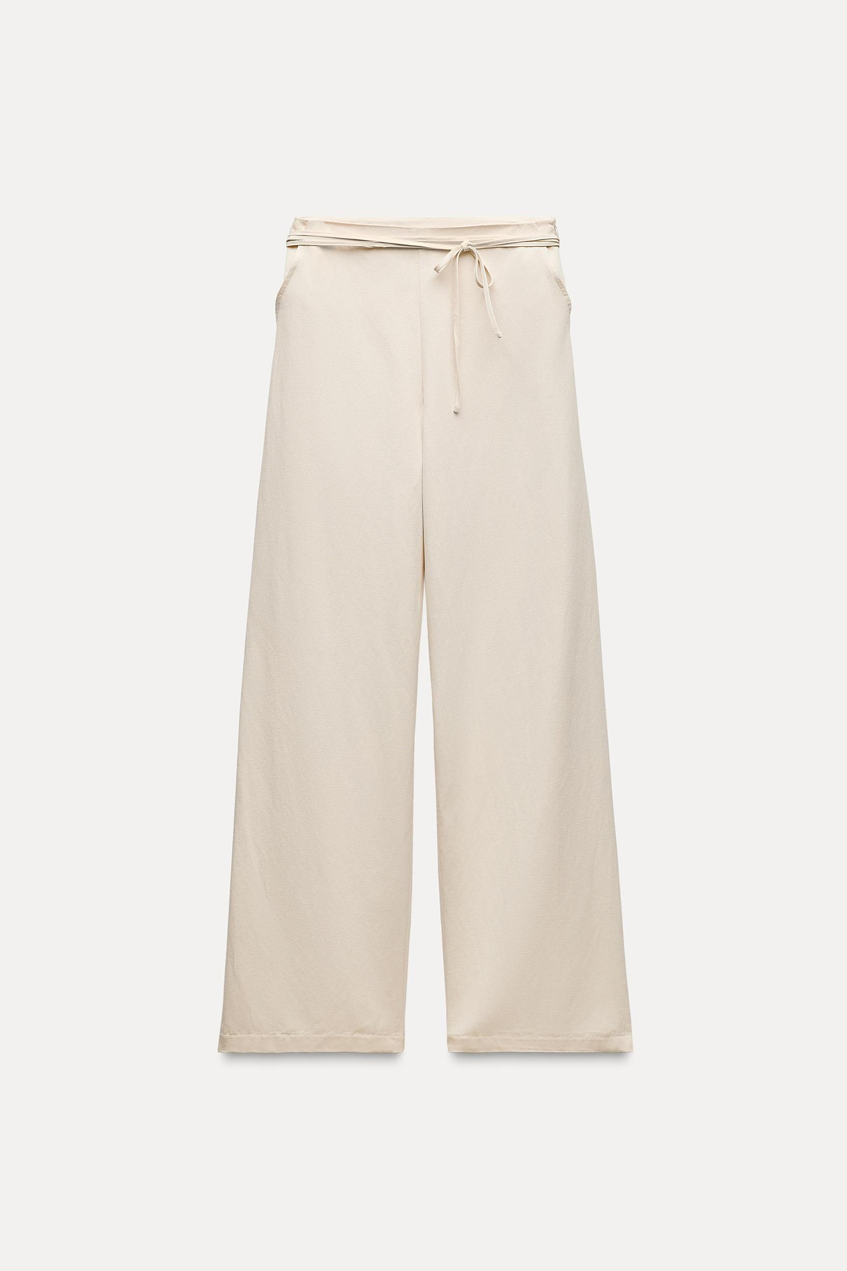 FULL LENGTH PANTS WITH BELT Product Image
