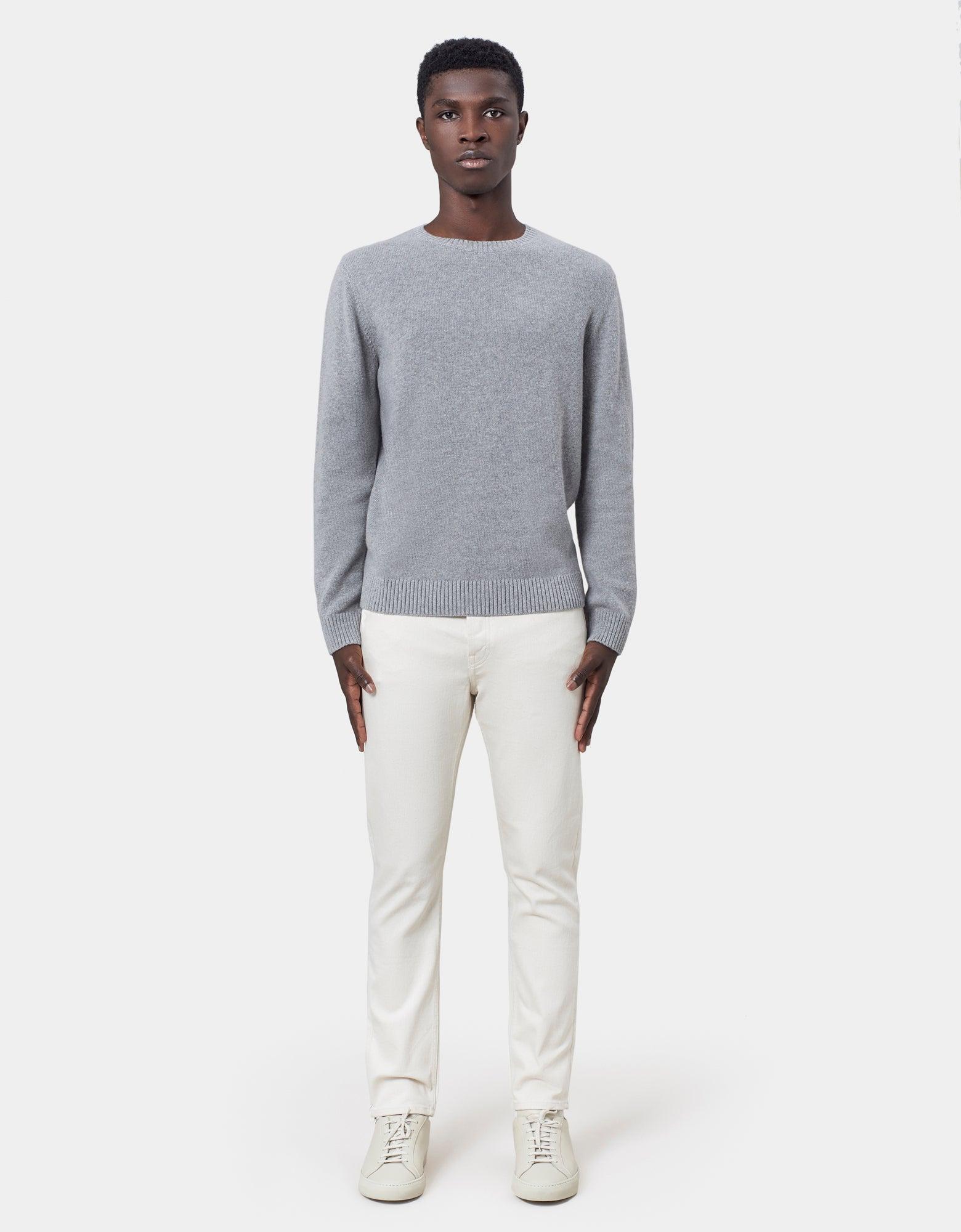 Classic Merino Wool Crew - Burned Yellow Product Image