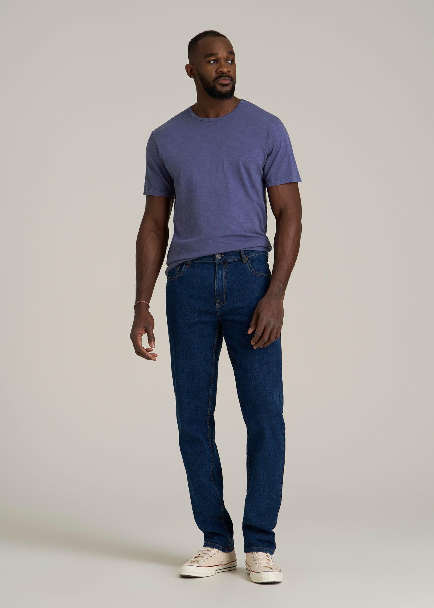 REGULAR-FIT Slub Tee for Tall Men in Future Dusk Product Image