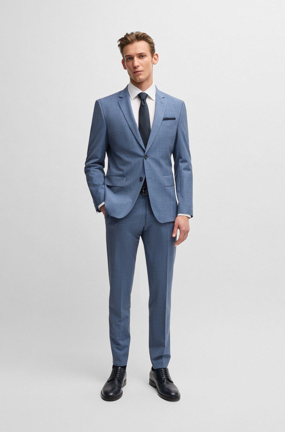 Slim-fit shirt in easy-iron cotton poplin Product Image