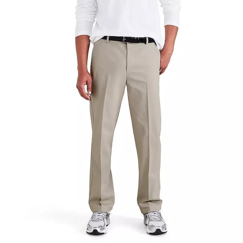Men's Dockers® Signature Iron-Free Stain Defender Straight-Fit Khaki Pants, Size: 36X29, Burma Grey Product Image