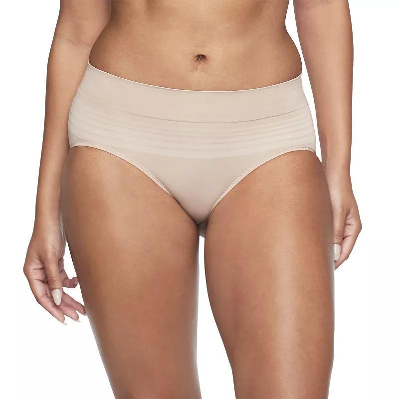 Warners No Pinching, No Problems® Dig-Free Comfort Waist Smooth and Seamless Hipster RU0501P, Women's, Size: XL, Toasted Brown Product Image