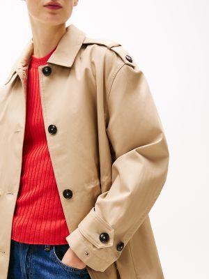 Hooded Trench Coat Product Image