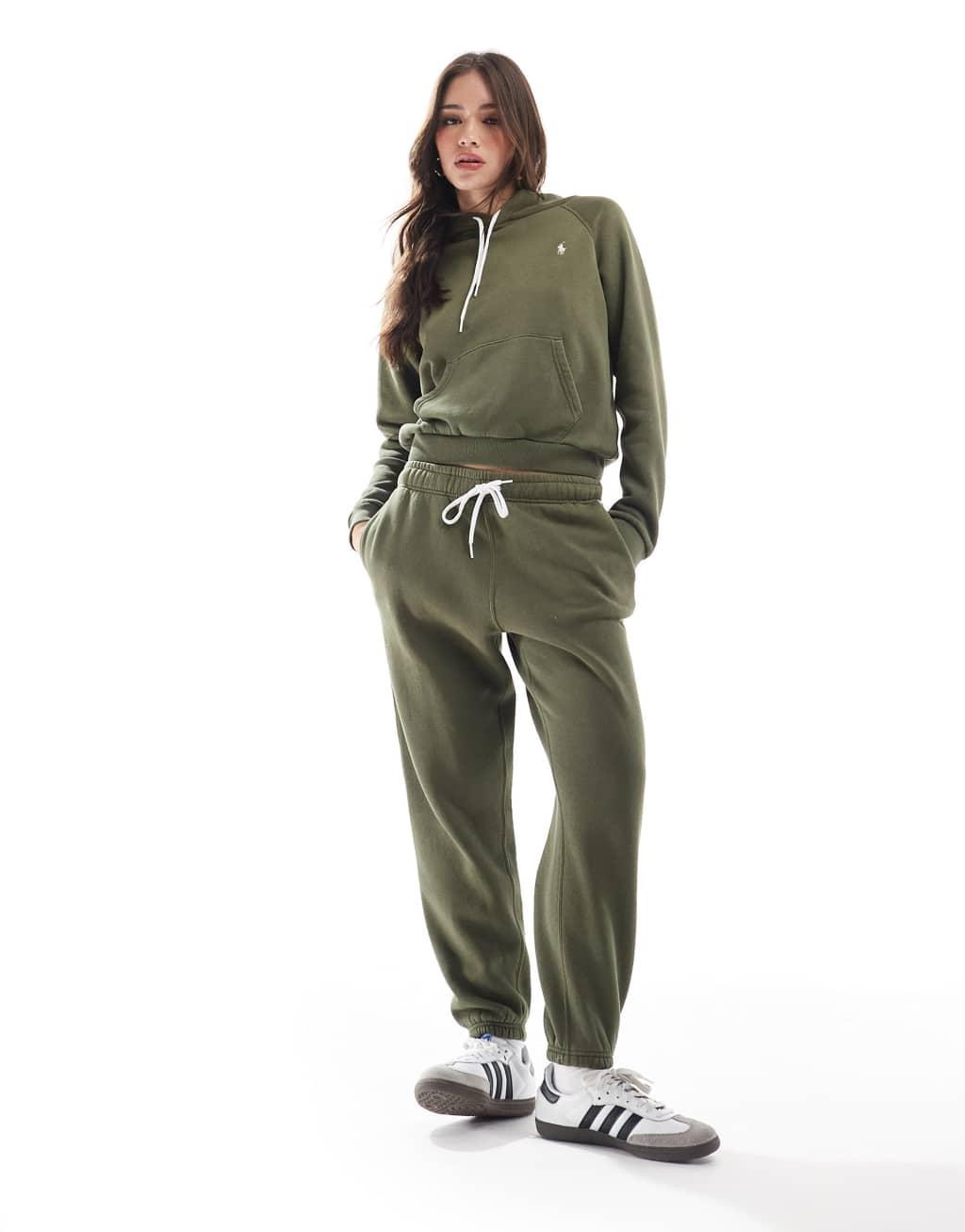 Polo Ralph Lauren logo hoodie in dark green - part of a set Product Image