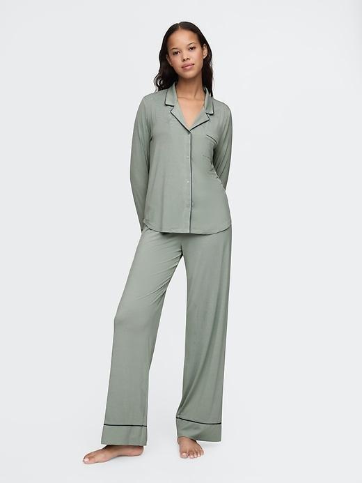 Modal Pajama Shirt Product Image