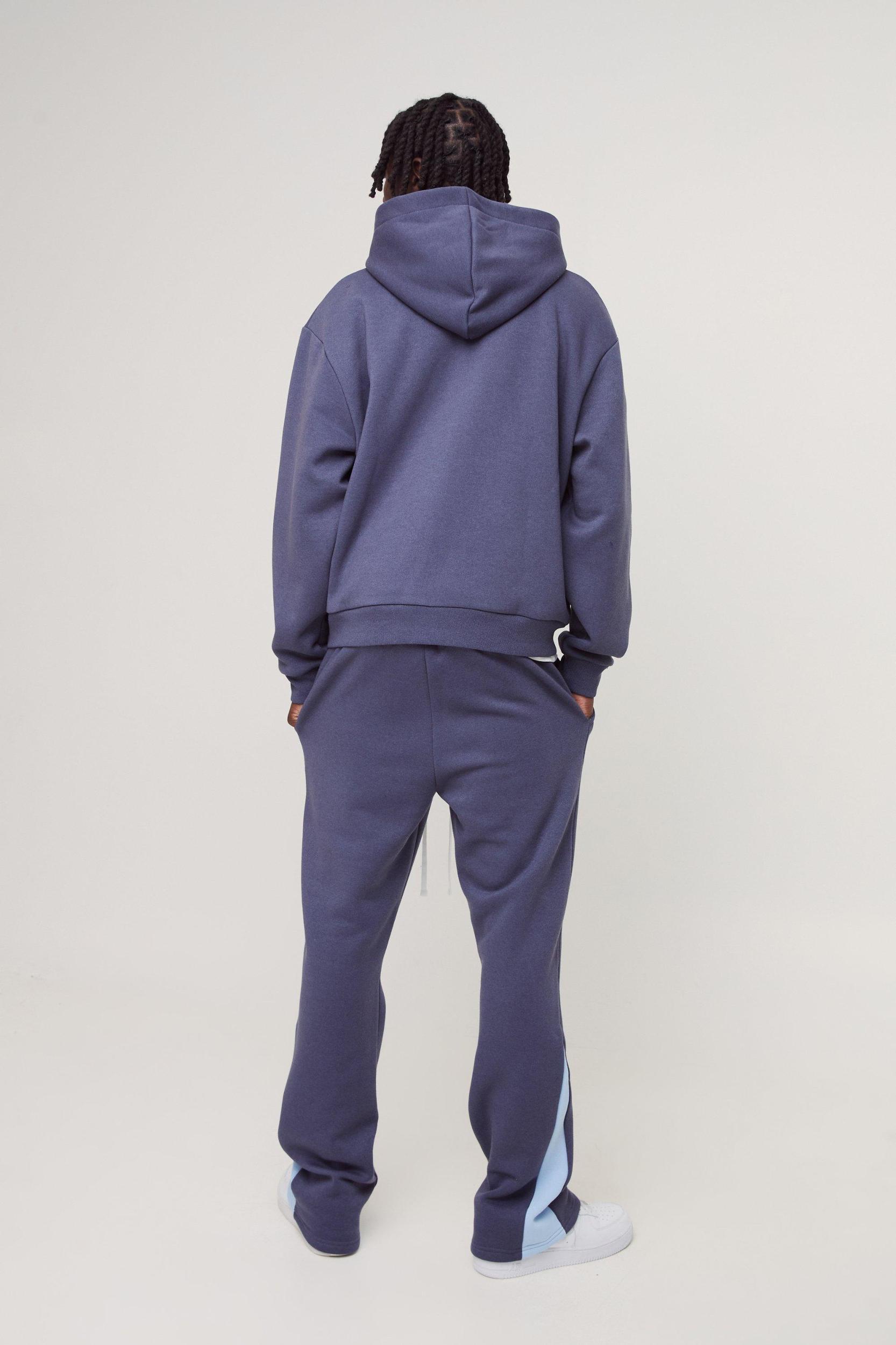 Slim Fit Graffiti 13 Varsity Gusset Sweatpants | boohooMAN USA Product Image