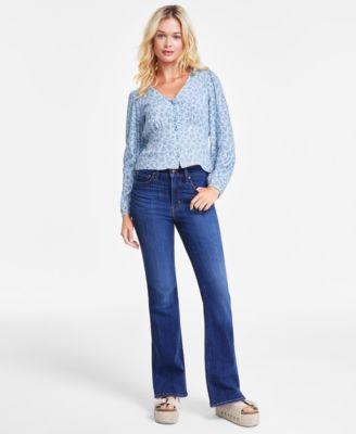 Women's Levi's® 726 High-Rise Flare Jeans, Size: 27(US 4)Medium, Explore The Unknown Product Image