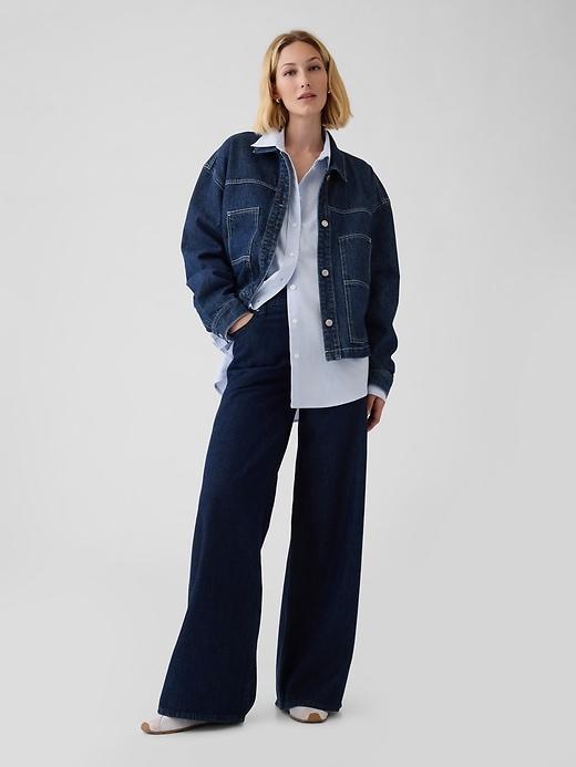 Organic Cotton Poplin Big Shirt Product Image