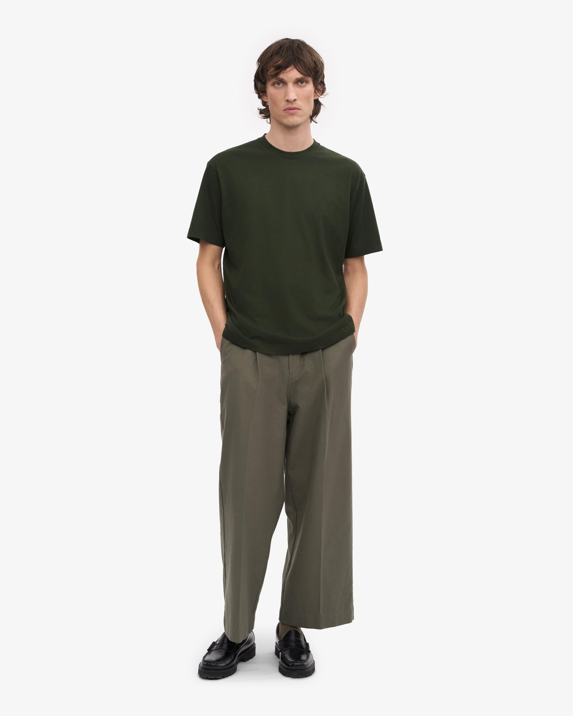 Oversized Organic T-Shirt - Hunter Green Product Image