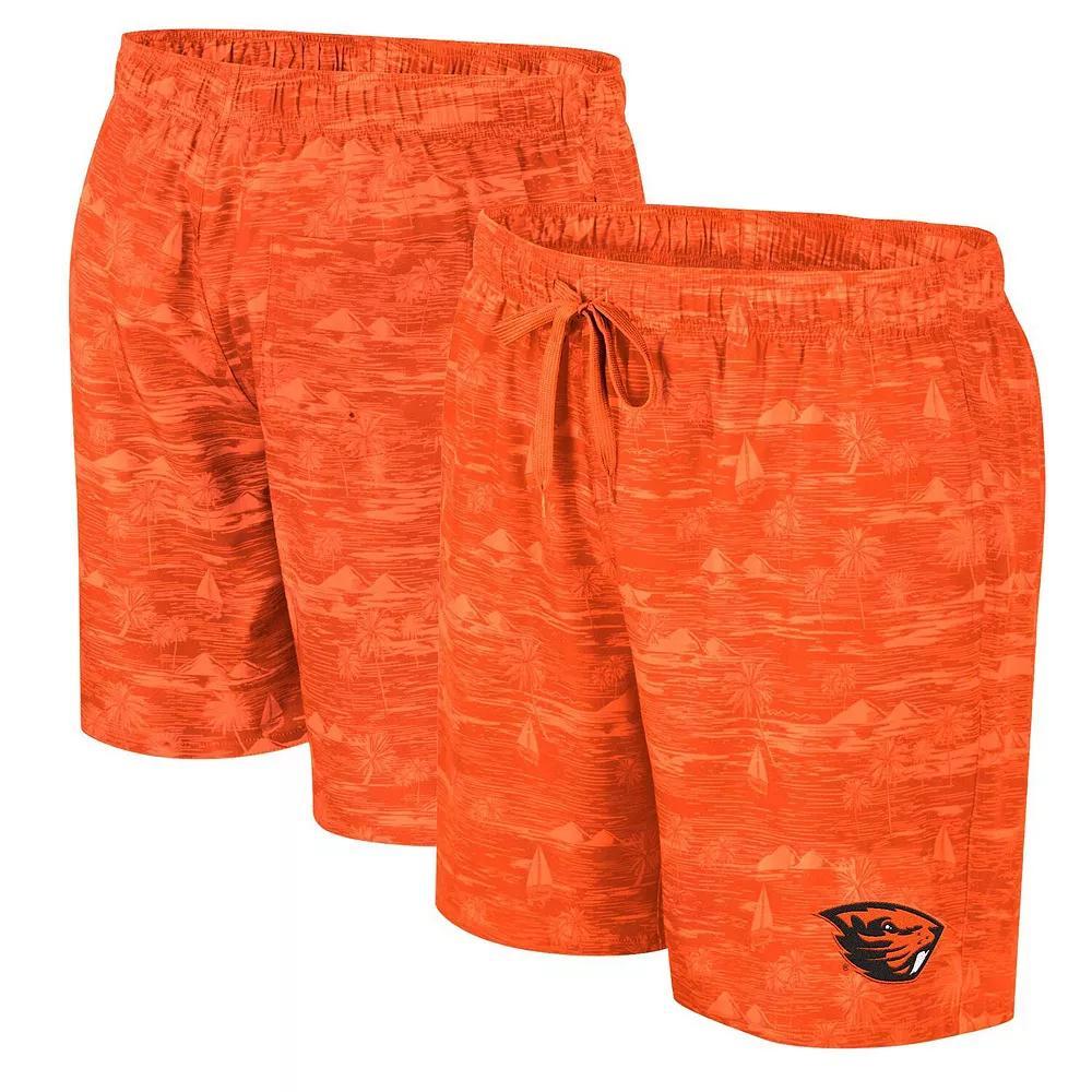 Men's Colosseum Black Appalachian State Mountaineers Ozark Swim Shorts, Size: 2XL, App Black Product Image