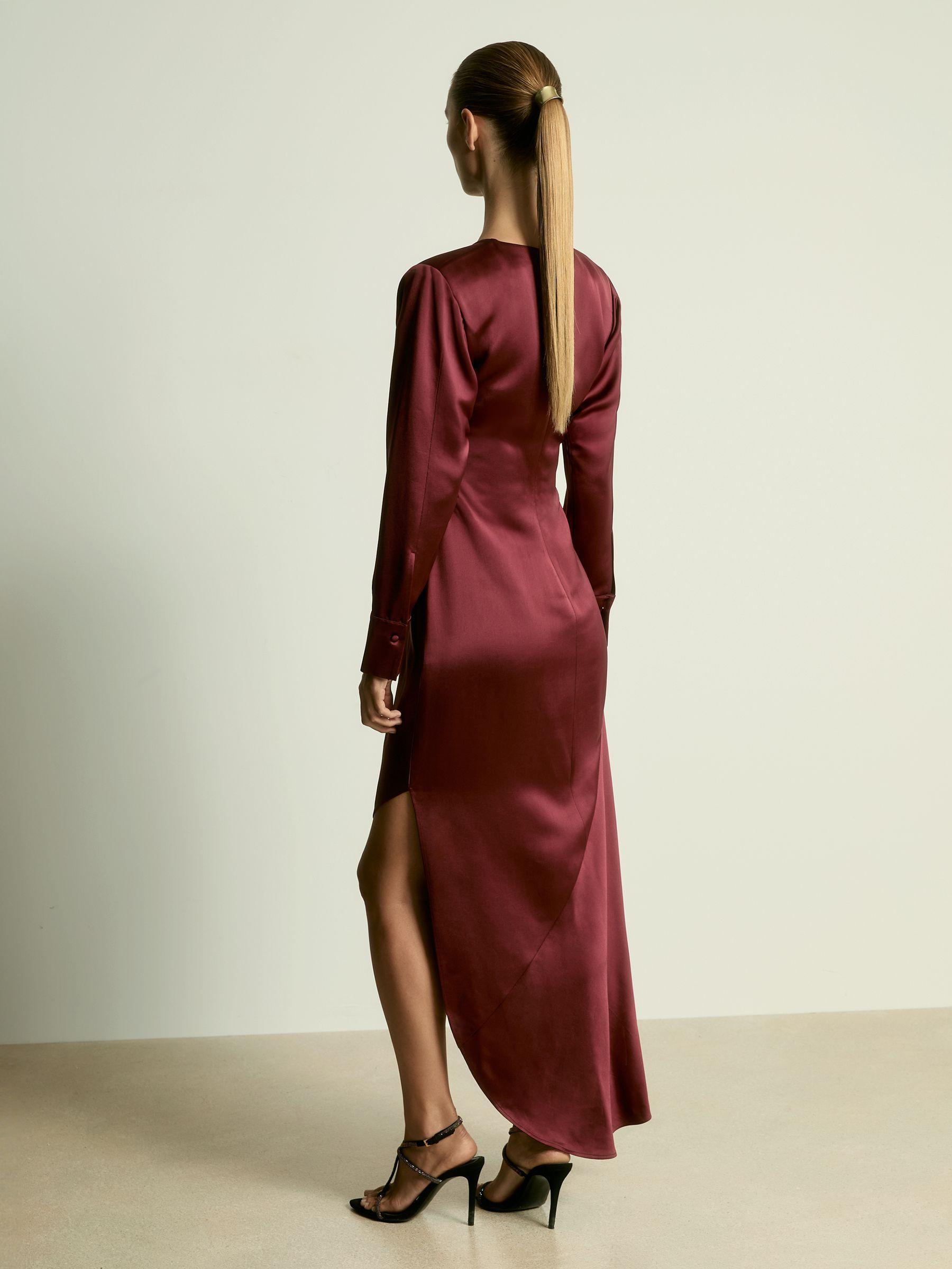 Petite Linen Belted Sleeveless Midi Dress in Neutral Product Image