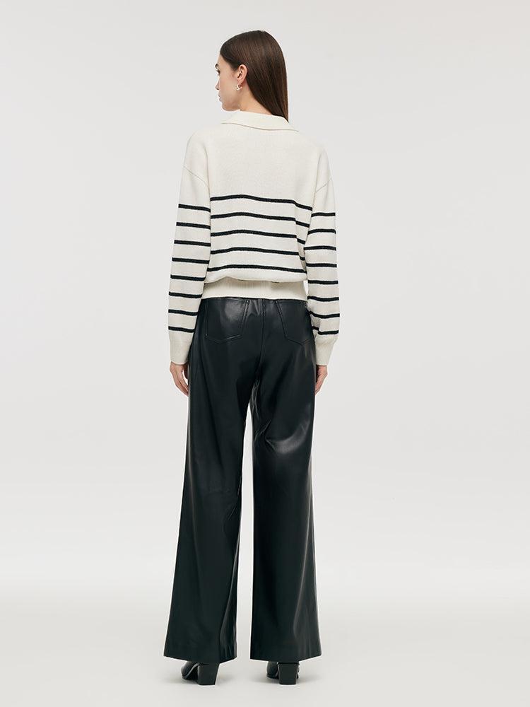 PU Leather Full Length Women Pants Product Image