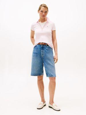 Slim Fit Zip Polo Product Image