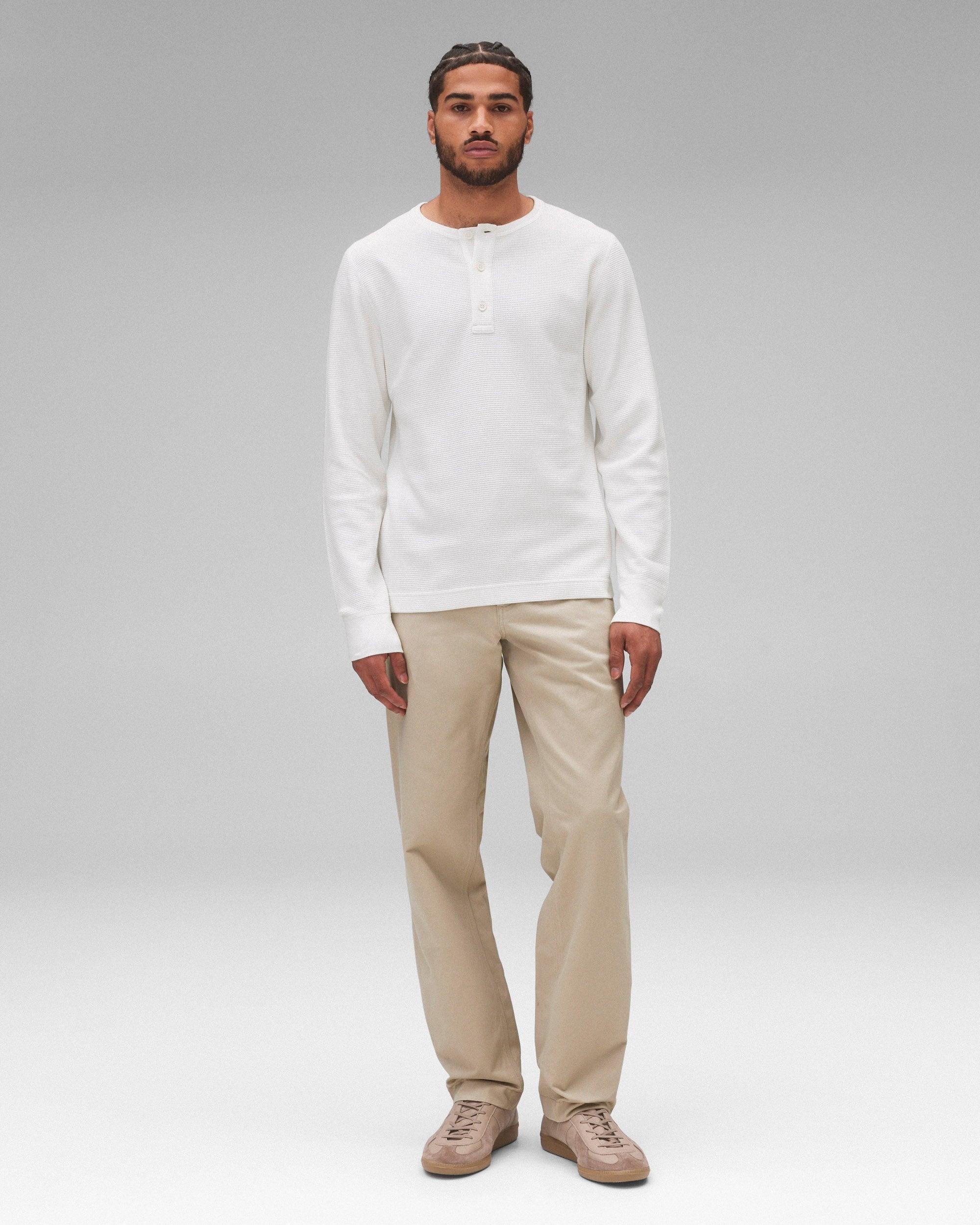 Lightweight Waffle Standard Henley Male Product Image