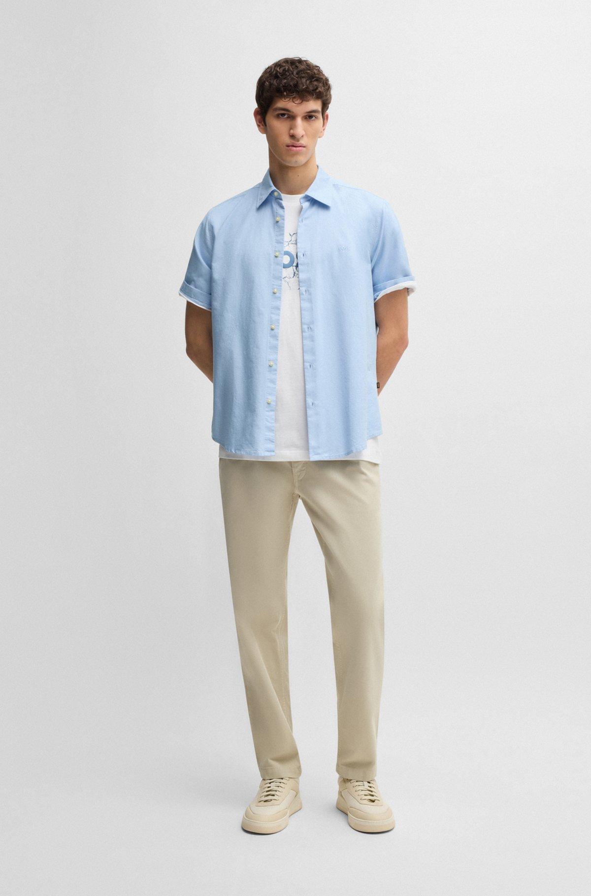 Regular-fit shirt in Oxford cotton Product Image