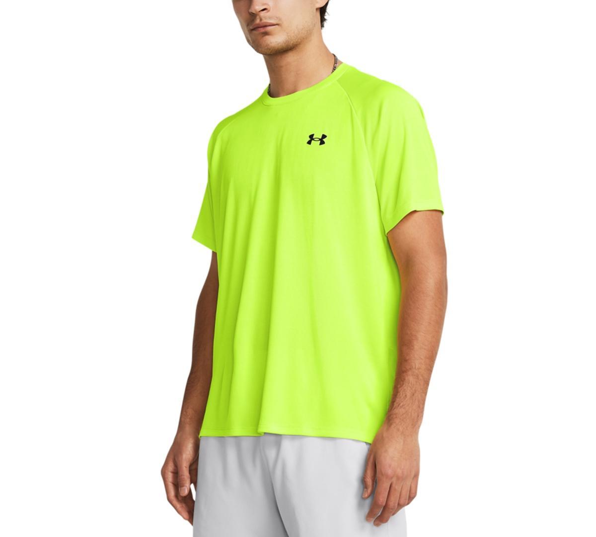 Men's Under Armour Tech Textured Short Sleeve Tee, Size: Medium, Castlerock Product Image