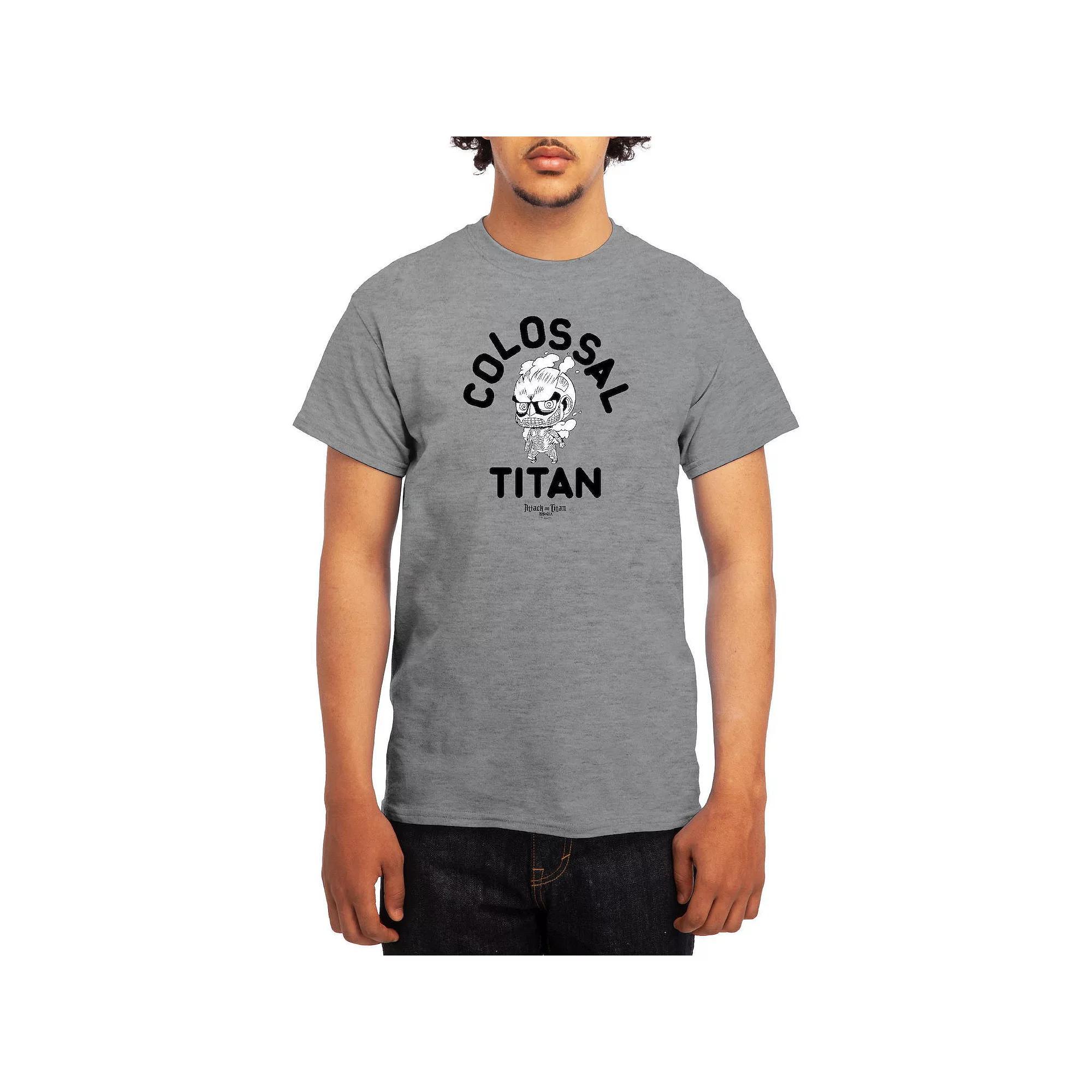 Men's Attack on Titan Eren & Mikasa Tee, Boy's, Size: Small, Green Product Image