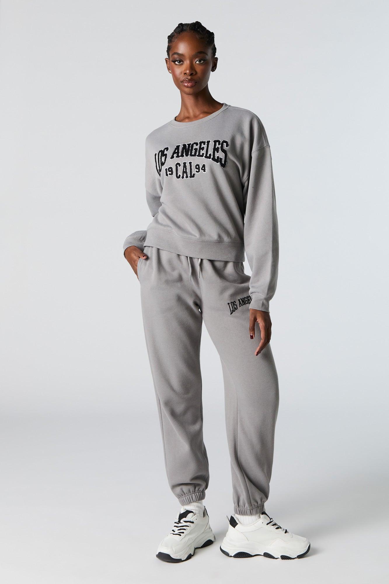 Destination Twill Embroidered Fleece Sweatshirt Female Product Image
