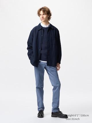 Mens Slim Chino Pants Blue 38 inch UNIQLO US Product Image