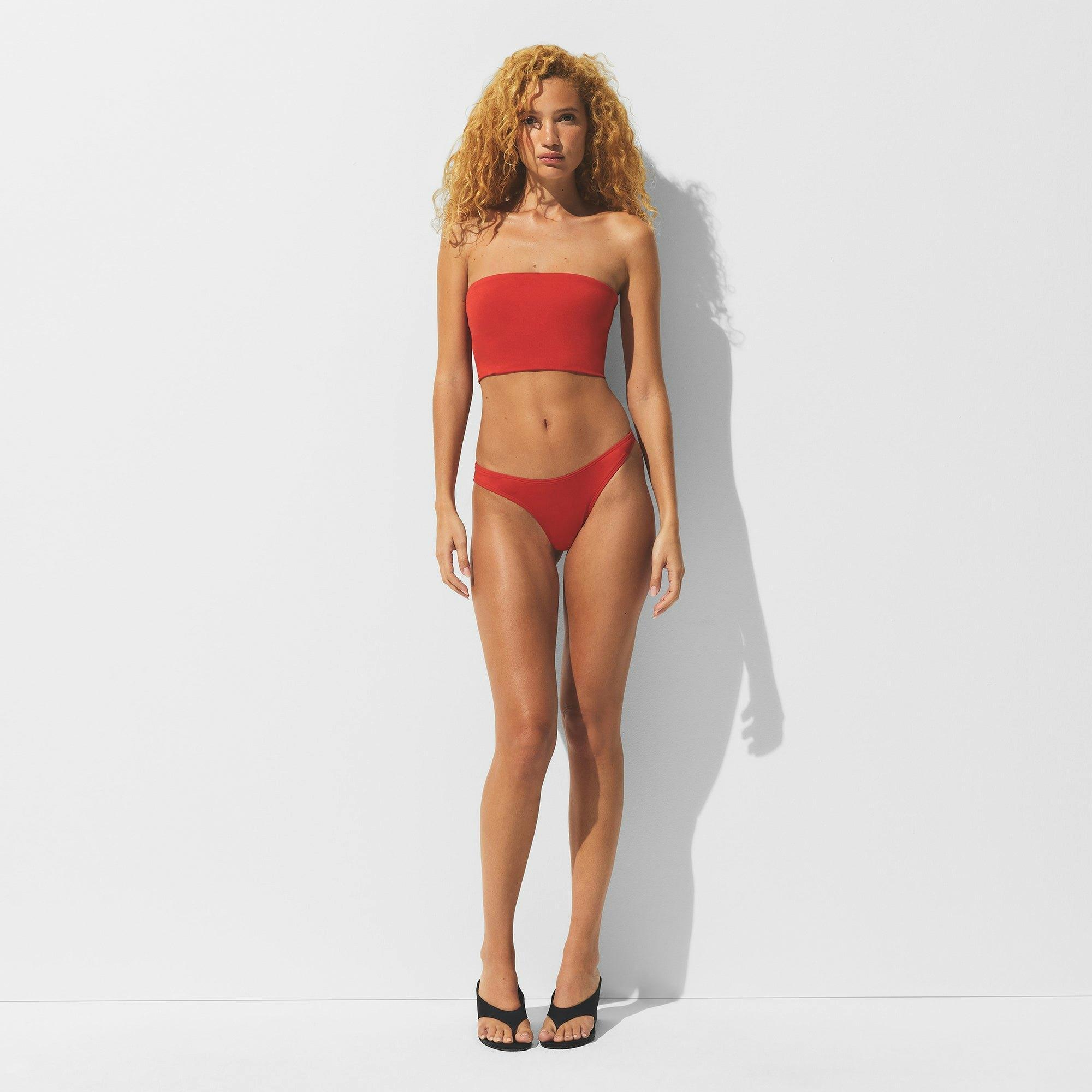 ICONIC SWIM CONVERTIBLE BANDEAU BIKINI TOP | TERRA Product Image