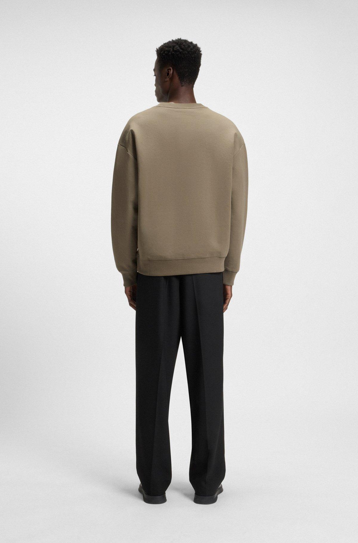 Sweatshirt with stacked-logo badge Product Image