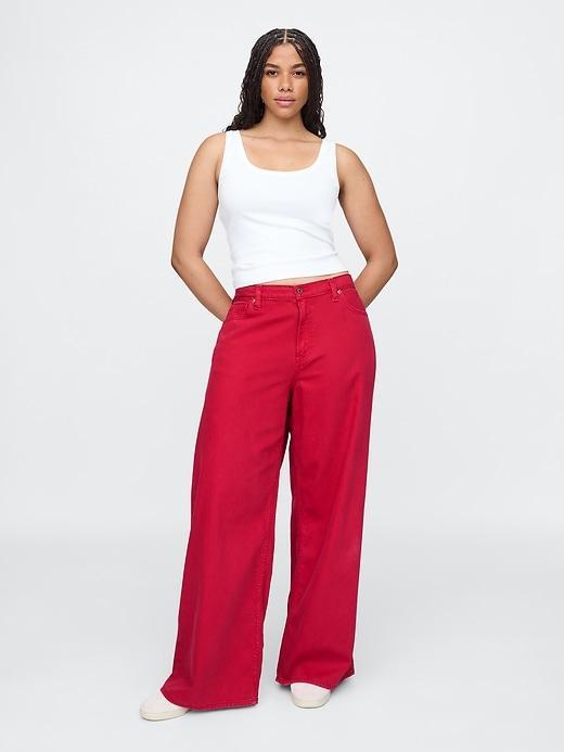Mid Rise UltraSoft Baggy Jeans Product Image