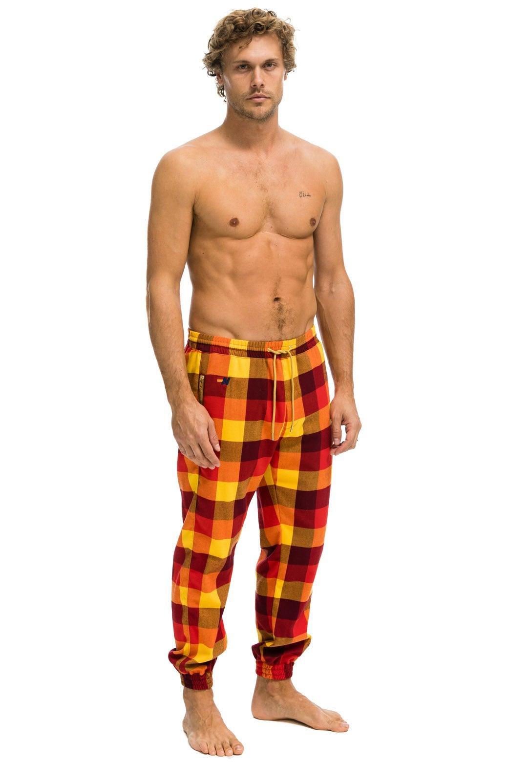 UNISEX PLAID LODGE PANT - SURFY PLAID Unisex Product Image