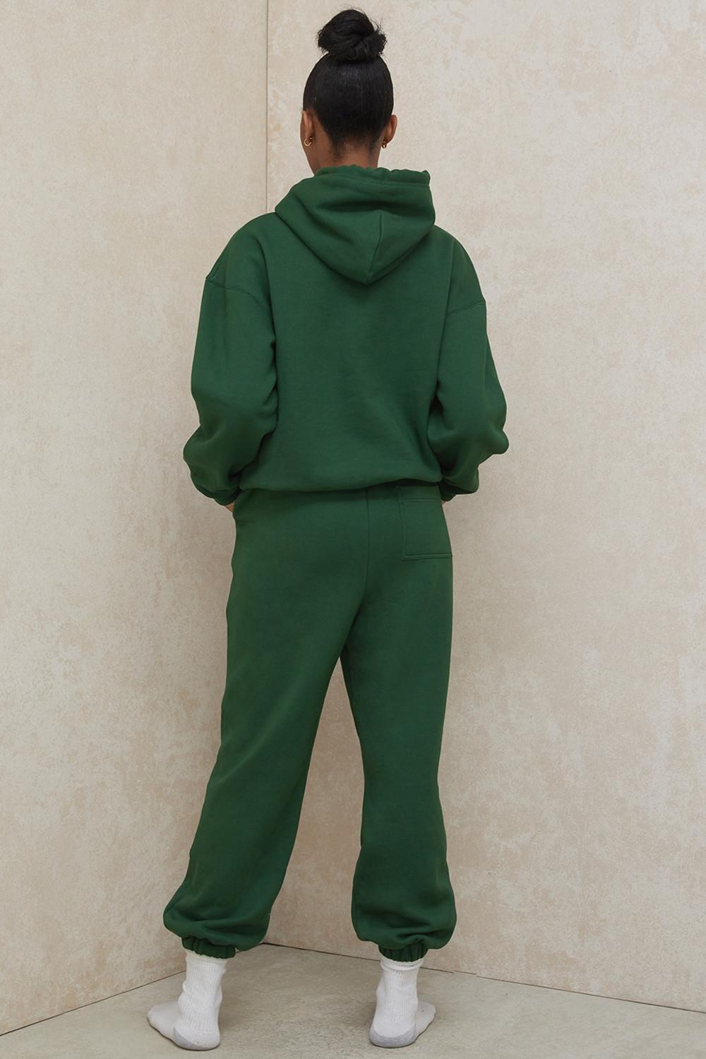 Sky Green Fleece Back Jogging Trousers Product Image