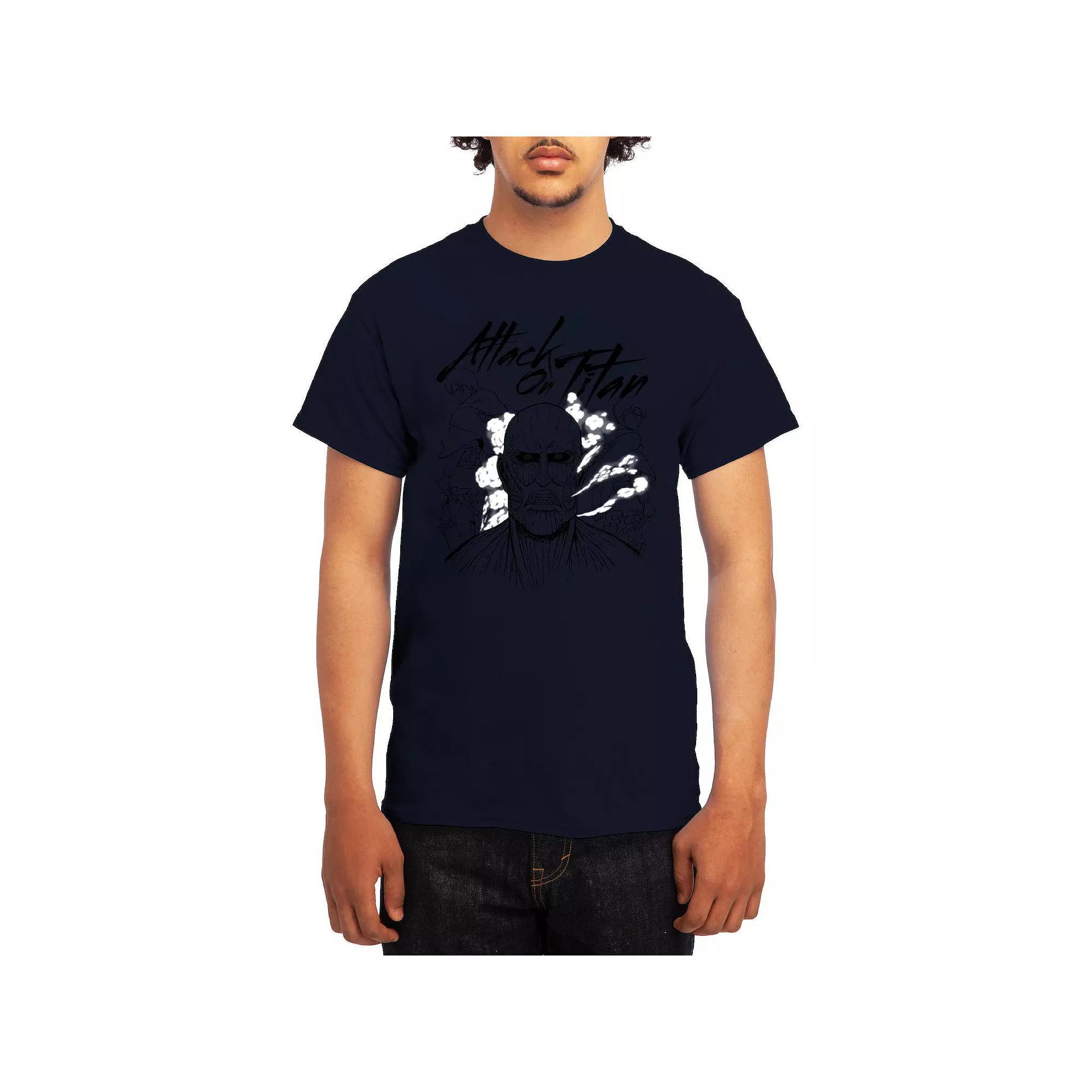Men's Attack on Titan Sketch Design Group Tee, Boy's, Size: XXL, Lt Blue Product Image