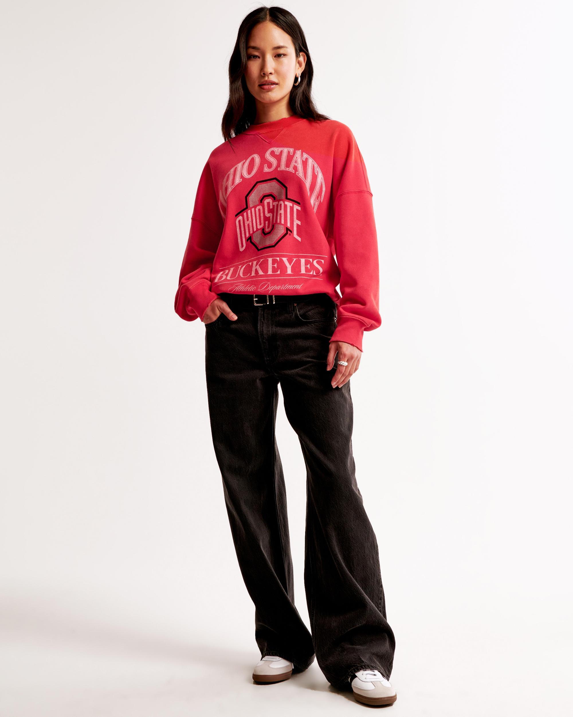 The Ohio State University Graphic Oversized Sunday Crew Product Image