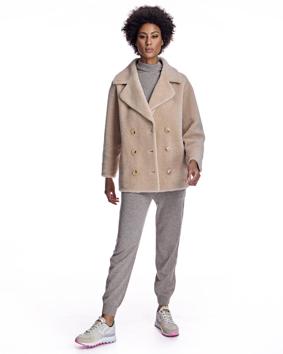 Lambs Wool Pea Jacket Product Image