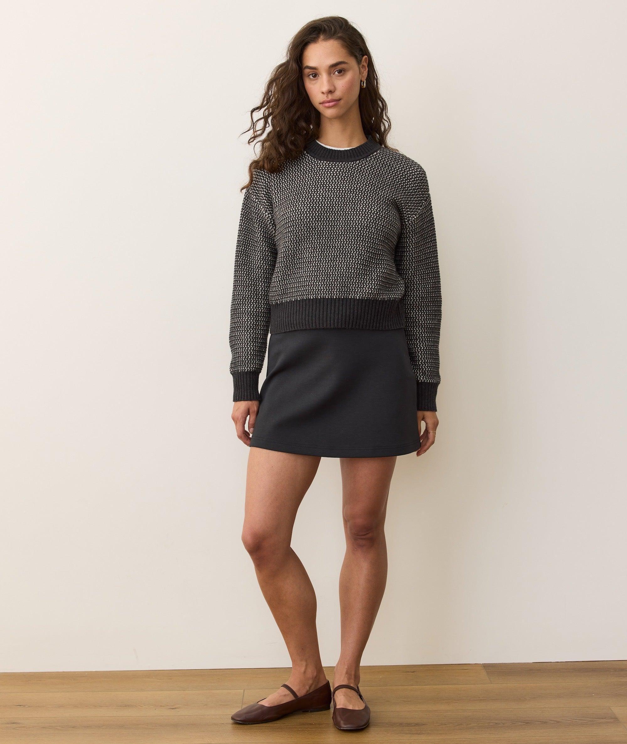 Robin Textured Crewneck Sweater Product Image